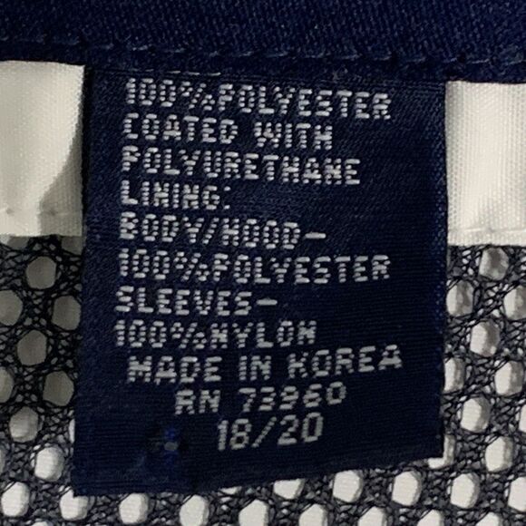 Avenue Sport White Hooded Full Zip Windbreaker Jacket Women 18/20 Zipper Pockets - Picture 7 of 14